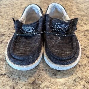 Hey Dude Kids Charcoal Moccasins